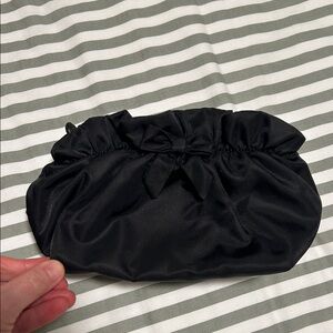 Stoney Clover Lane Bow Pouch in Noir